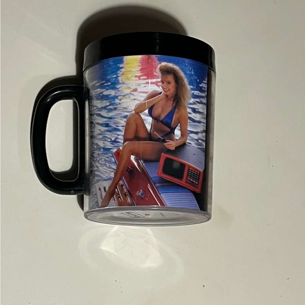 1989 Snap On Short Plastic Travel Mug